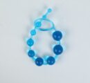 Анальные шарики Оки- Чпоки, круглые, h- 30 см, d- 1 x 2.5 см, PVC, голубые артикул 9841310