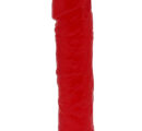 Фаллоимитатор, гелевый, красный, 38×165 мм Артикул 30006